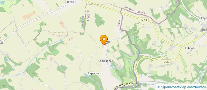 localisation de l'entreprise MADAME VIRGINIE RABAT  BEAUVILLE