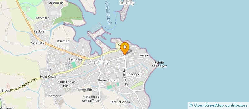 localisation de l'entreprise MADAME VIRGINIE RABUTE MAGNAN  LOCTUDY