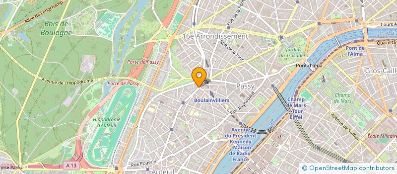 localisation de l'entreprise MADAME VIRGINIE RABY  PARIS