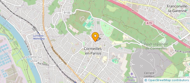 localisation de l'entreprise MADAME VIRGINIE RADIEUX à CORMEILLES-EN-PARISIS