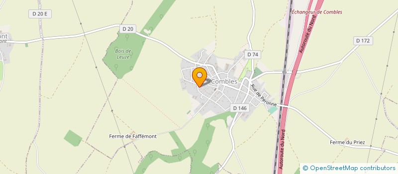 localisation de l'entreprise MADAME VIRGINIE RASET à COMBLES