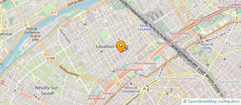 localisation de l'entreprise MADAME VIRGINIE RASMONT à LEVALLOIS PERRET