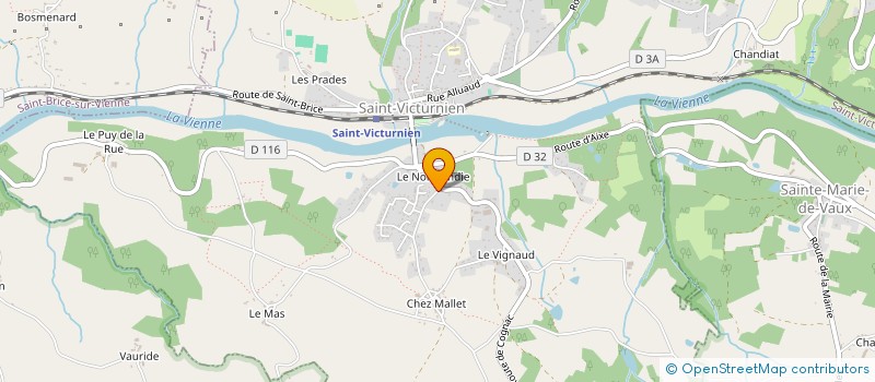 localisation de l'entreprise MADAME VIRGINIE RATA à SAINT-VICTURNIEN