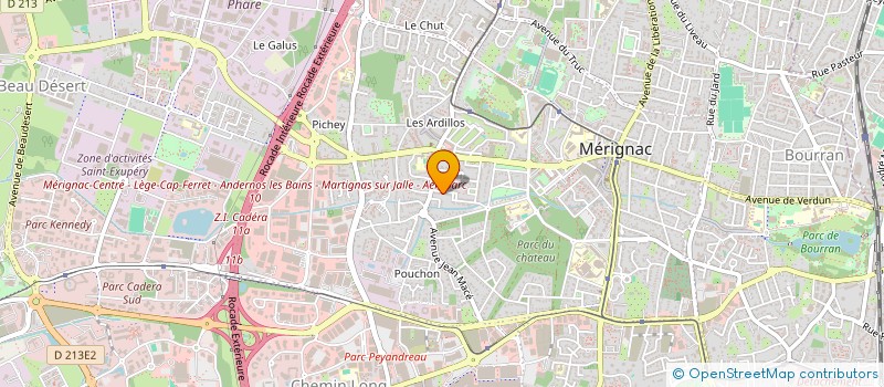 localisation de l'entreprise MADAME VIRGINIE RAYMOND à MERIGNAC