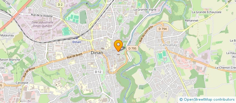 localisation de l'entreprise MADAME VIRGINIE REDON  DINAN