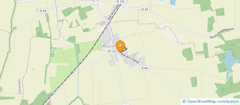 localisation de l'entreprise MADAME VIRGINIE REGNY  MAIZIERES-LES-BRIENNE