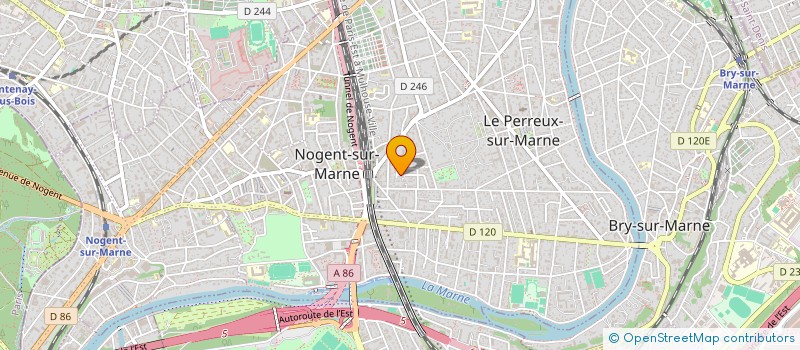localisation de l'entreprise MADAME VIRGINIE REMAUD à LE PERREUX-SUR-MARNE