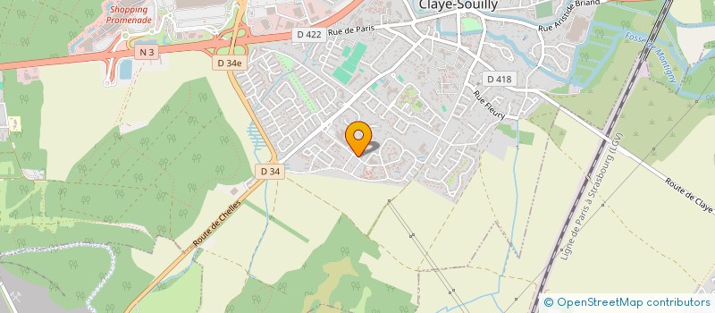 localisation de l'entreprise MADAME VIRGINIE REMBAUX  CLAYE-SOUILLY