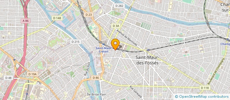 localisation de l'entreprise MADAME VIRGINIE REMY  SAINT-MAUR-DES-FOSSES