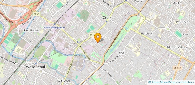 localisation de l'entreprise MADAME VIRGINIE REMY  CROIX