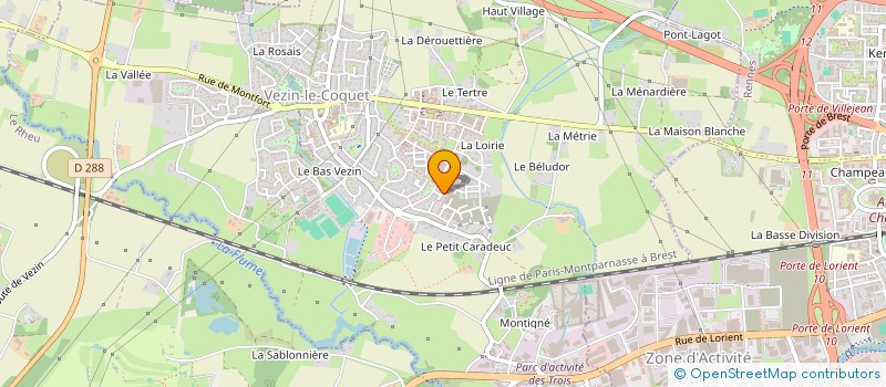 localisation de l'entreprise MADAME VIRGINIE RENARD  BREAL-SOUS-MONTFORT