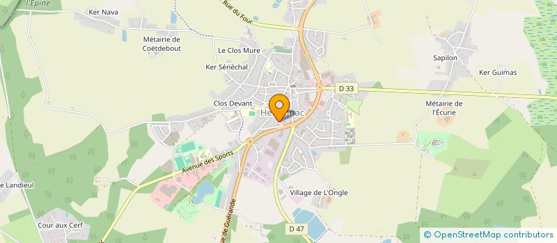 localisation de l'entreprise MADAME VIRGINIE RENARD à HERBIGNAC