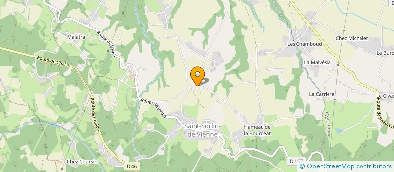 localisation de l'entreprise MADAME VIRGINIE RENEDO  SAINT-SORLIN-DE-VIENNE