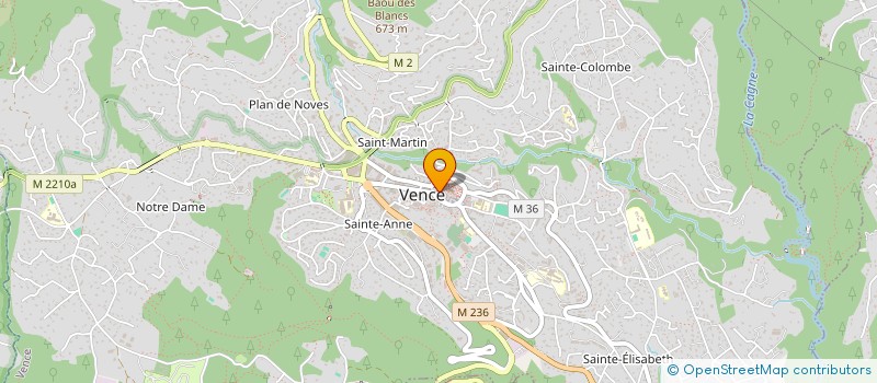 localisation de l'entreprise MADAME VIRGINIE RENOUX  VENCE