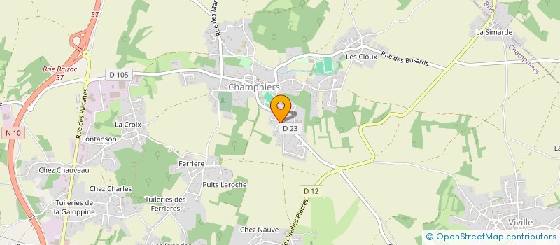 localisation de l'entreprise MADAME VIRGINIE REPAIN à CHAMPNIERS