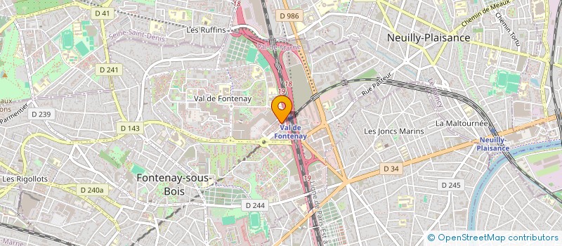 localisation de l'entreprise MADAME VIRGINIE RETOURNE à FONTENAY-SOUS-BOIS