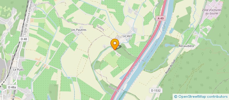 localisation de l'entreprise MADAME VIRGINIE REY GIRAUD à SAINT-QUENTIN-SUR-ISERE