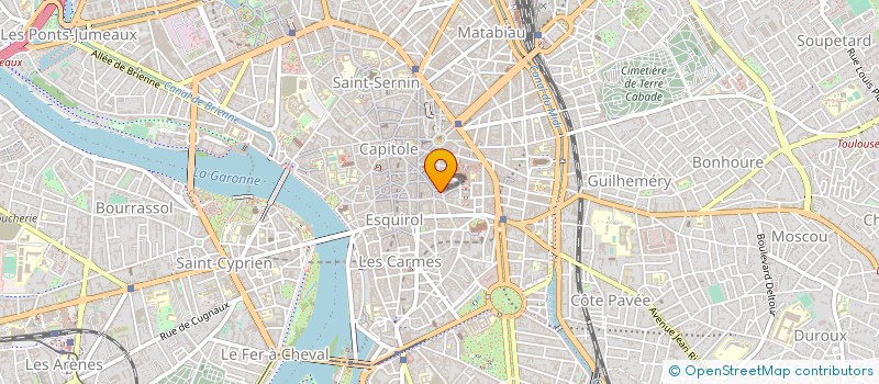 localisation de l'entreprise MADAME VIRGINIE RIBET à TOULOUSE
