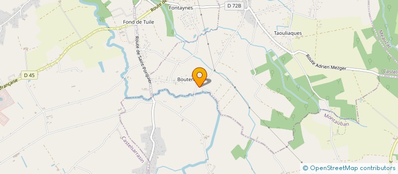 localisation de l'entreprise MADAME VIRGINIE RICHARD  LABASTIDE-DU-TEMPLE