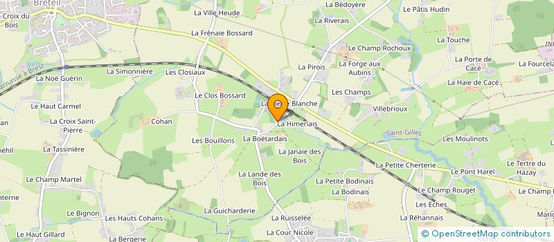 localisation de l'entreprise MADAME VIRGINIE RICHEUX à SAINT-GILLES