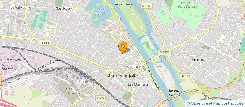 localisation de l'entreprise MADAME VIRGINIE RICHEVAUX  MANTES-LA-JOLIE