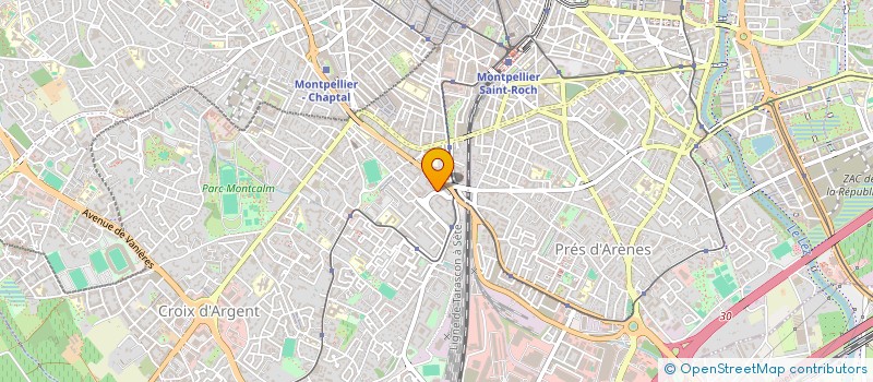 localisation de l'entreprise MADAME VIRGINIE RICORDEAU à MONTPELLIER