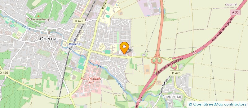 localisation de l'entreprise MADAME VIRGINIE RIEB  GRIESHEIM PRES MOLSHEIM