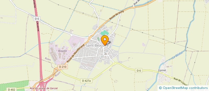 localisation de l'entreprise MADAME VIRGINIE RIGAL à SAINT-BEAUZIRE