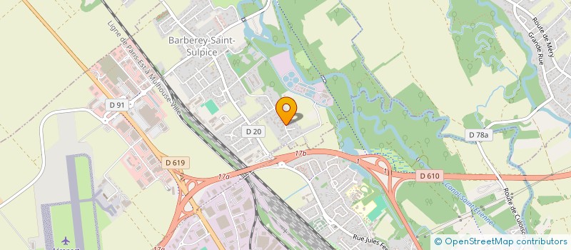 localisation de l'entreprise MADAME VIRGINIE RIGNAULT  BARBEREY-SAINT-SULPICE