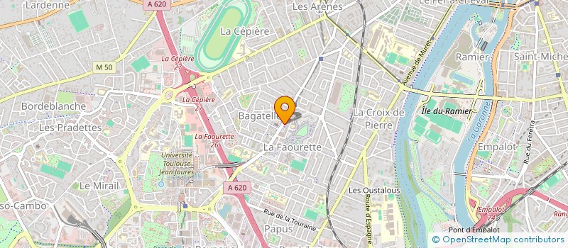 localisation de l'entreprise MADAME VIRGINIE RIGOLAGE  TOULOUSE