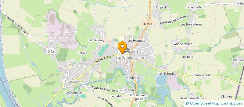 localisation de l'entreprise MADAME VIRGINIE RIOU  SAINT-DIDIER-SUR-CHALARONNE