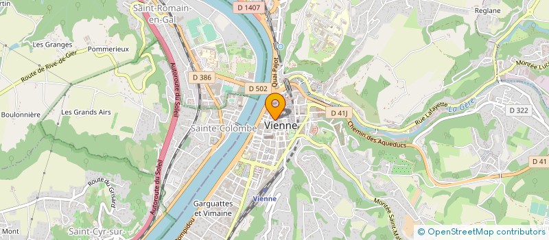 localisation de l'entreprise MADAME VIRGINIE RITTER à VIENNE