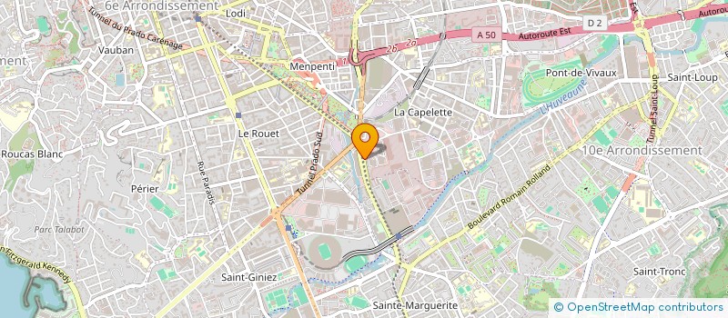 localisation de l'entreprise MADAME VIRGINIE RIVET à MARSEILLE