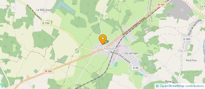 localisation de l'entreprise MADAME VIRGINIE ROBERT à TERRES-DE-HAUTE-CHARENTE