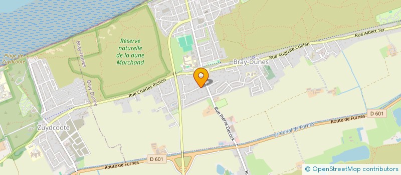 localisation de l'entreprise MADAME VIRGINIE ROBERT  BRAY-DUNES