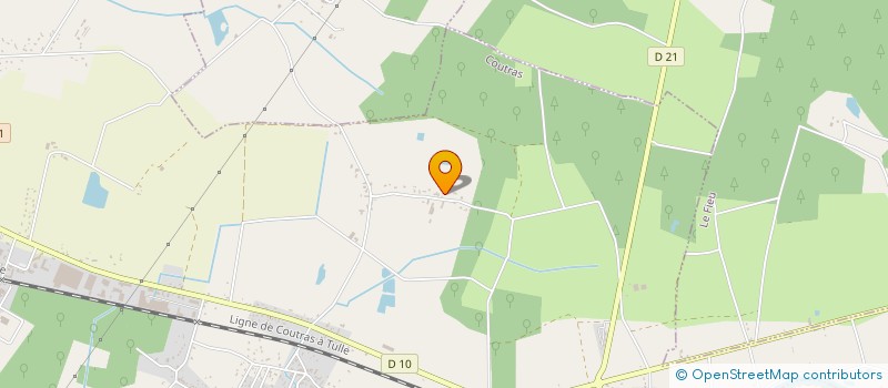 localisation de l'entreprise MADAME VIRGINIE ROBERTEAU  COUTRAS