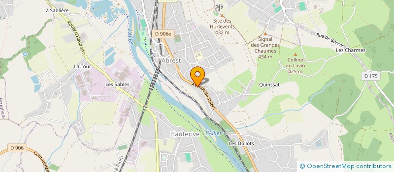 localisation de l'entreprise MADAME VIRGINIE ROCHE  ABREST