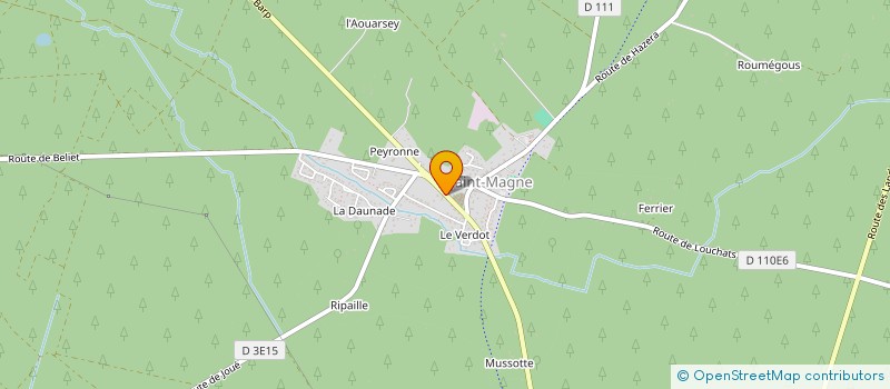 localisation de l'entreprise MADAME VIRGINIE ROCHERY  SAINT-MAGNE