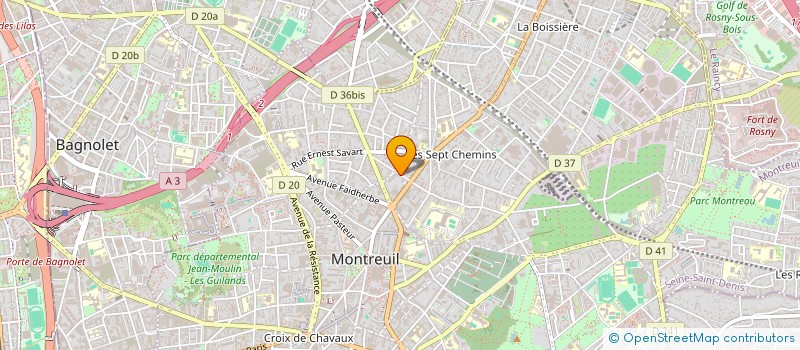localisation de l'entreprise MADAME VIRGINIE ROCHETTI à MONTREUIL