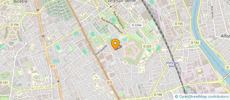 localisation de l'entreprise MADAME VIRGINIE ROGER à VITRY-SUR-SEINE