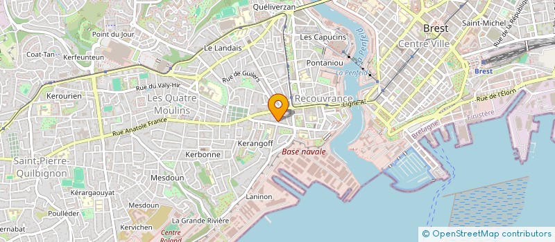 localisation de l'entreprise MADAME VIRGINIE ROGIER à BREST