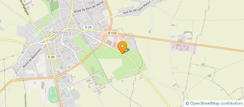 localisation de l'entreprise MADAME VIRGINIE ROGLON  LE NEUBOURG