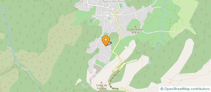 localisation de l'entreprise MADAME VIRGINIE ROLAND  NANS-LES-PINS