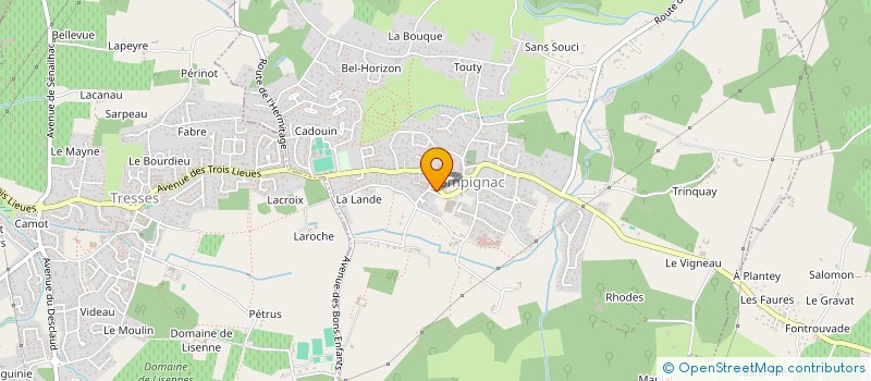 localisation de l'entreprise MADAME VIRGINIE ROLLAND à FARGUES-SAINT-HILAIRE