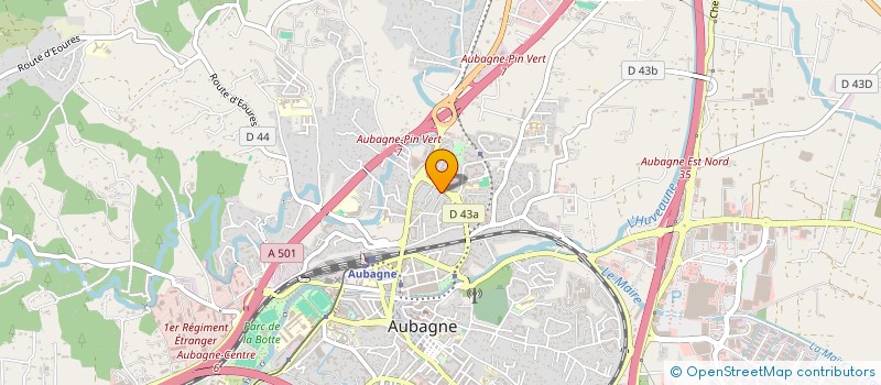 localisation de l'entreprise MADAME VIRGINIE ROLLAND  AUBAGNE