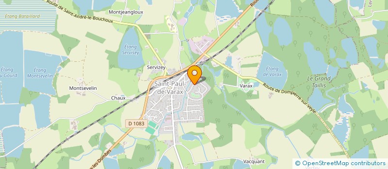 localisation de l'entreprise MADAME VIRGINIE ROLLE  SAINT-PAUL-DE-VARAX