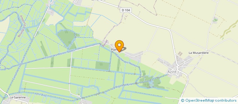 localisation de l'entreprise MADAME VIRGINIE ROMAIN  BENET