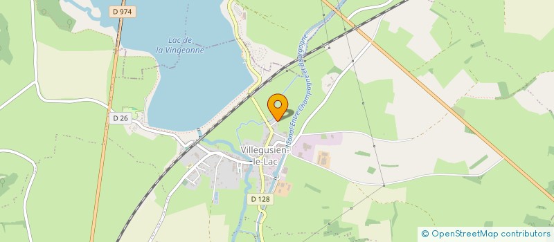 localisation de l'entreprise MADAME VIRGINIE ROMILLON à VILLEGUSIEN-LE-LAC