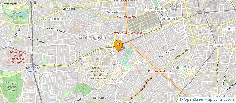 localisation de l'entreprise MADAME VIRGINIE RONDEAU à BORDEAUX