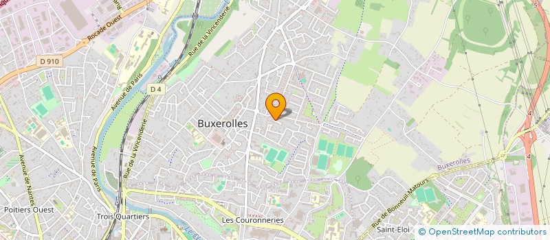 localisation de l'entreprise MADAME VIRGINIE RONDOT  BUXEROLLES